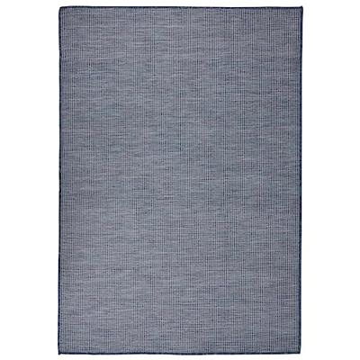 VidaXL Buitenkleed platgeweven 160x230 cm blauw