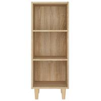 Dressoir 34,5x32,5x90 cm bewerkt hout sonoma eikenkleurig - thumbnail