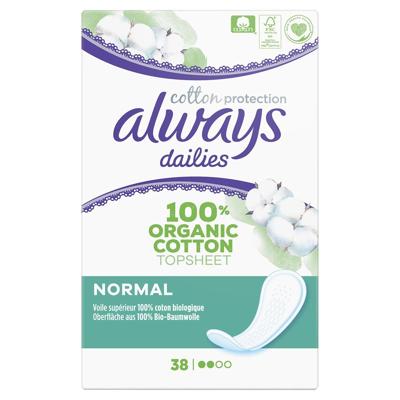 Always Dailies Cotton Protection Inlegkruisjes Normal