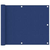 VidaXL Balkonscherm 75x300 cm oxford stof blauw - thumbnail