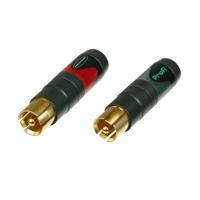 Neutrik NF2CB2 phono plug RCA Cinch (2 stuks) - thumbnail