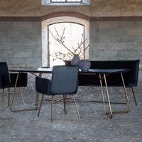 Nohr Eettafel 'Mikella' MDF, 190 x 90cm, kleur Koper - thumbnail