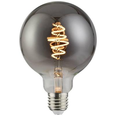 Nordlux LED Globe G125 E27 5-15W 1800K filament spiraal grey dimbaar - 2760140 Nordlux LED Globe G125 E27 5-15W 1800K filament spiraal grey dimbaar - 2760140
