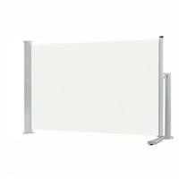 VidaXL Tuinscherm uittrekbaar 60x300 cm crèmekleurig - thumbnail