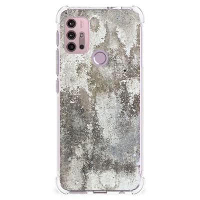 Motorola Moto G30 | G20 | G10 Anti-Shock Hoesje Beton Print Motorola Moto G30 | G20 | G10 Anti-Shock Hoesje Beton Print