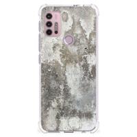 Motorola Moto G30 | G20 | G10 Anti-Shock Hoesje Beton Print - thumbnail