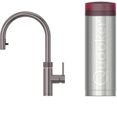 Quooker Flex met PRO3 boiler 3-in-1 kokend water kraan gunmetal