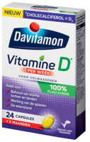 Davitamon Vitamine D - 1 per week - 100% Plantaardig - thumbnail