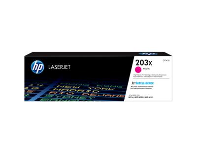 HP 203X echte magenta LaserJet toner grote capaciteit (CF543X) voor HP Color LaserJet Pro M254 / M280 / M281 - thumbnail