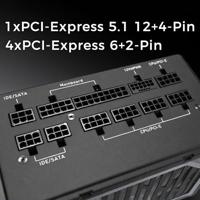 LC Power LC6750M V3.1 PC-netvoeding 750 W ATX 80 Plus Gold - thumbnail