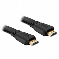 Delock 82669 HDMI-kabel HDMI Aansluitkabel HDMI-A-stekker, HDMI-A-stekker 1.00 m Zwart 4K UHD - thumbnail