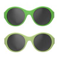 Mokki zonnebril Click & Change junior 0 2 jaar groen 2 stuks - thumbnail