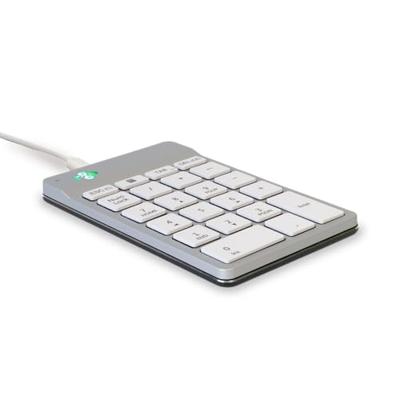 R-GO Tools Numpad Break Numeriek toetsenbord Kabelgebonden Ergonomisch Wit