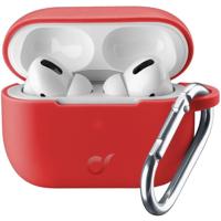 cellularline Bounce Soft Touch Siliconen AirPod hoes met haak voor Apple AirPods Pro Rood - thumbnail