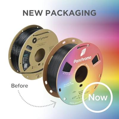Polymaker CA04014 Panchroma™ Matte Filament PLA kunststof Mat, Gering kunststofgehalte 1.75 mm 1000 g Ash Grey, Grijs 1 stuk(s) - thumbnail