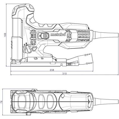 Metabo STE 100 QUICK DECOUPEERZAAG in Doos - 601100000