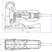 Metabo STE 100 QUICK DECOUPEERZAAG in Doos - 601100000 - thumbnail