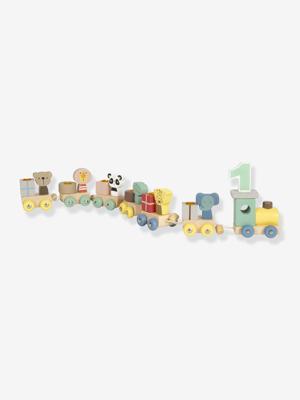 Small Foot - houten verjaardagtrein met dieren