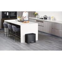 Eko Essential Recycler pedaalemmer 9 + 9 + 9 l, zwart - thumbnail