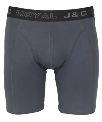J&C Heren boxershort - extra lange pijpjes - Modal - Tegen schurende benen - Kruipt niet op
