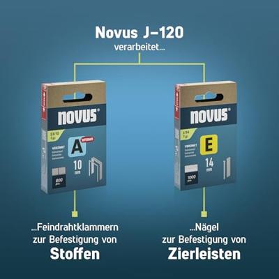 Novus Tools 031-0371 Elektrisch nietpistool Type niet Type 53 Lengte nieten 6 - 14 mm Novus Tools 031-0371 Elektrisch nietpistool Type niet Type 53 Lengte nieten 6 - 14 mm