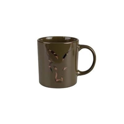 Fox Green & Camo Head Ceramic Mug