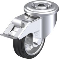 Blickle LER-VE 80R-FI Zwenkwiel met rem Wieldiameter: 80 mm Draagvermogen (max.): 50 kg 1 stuk(s) - thumbnail