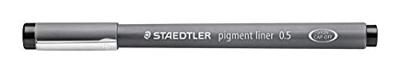 Staedtler pigment liner fineliner, ronde punt, schrijfbreedte 0,5 mm, zwart