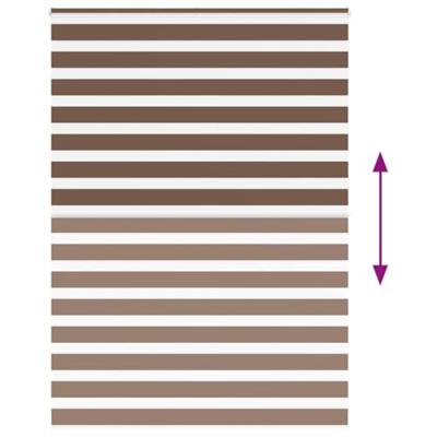 VidaXL Zebra rolgordijn 155x230 cm stofbreedte 150,9cm polyester bruin VidaXL Zebra rolgordijn 155x230 cm stofbreedte 150,9cm polyester bruin
