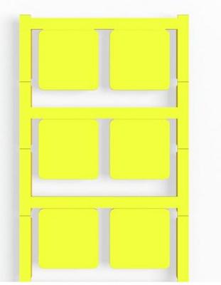 Weidmüller 1131800000 SM 27/27 K MC NE GE Apparaatmarkering Montagemethode: Plakken Markeringsvlak: 27 x 27 mm Geel Aantal markeringen: 60 60 stuk(s)