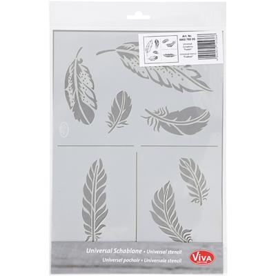 Creativ Company Flexibel sjabloon, veren, a4, vel 210x297 mm, 1 stuk