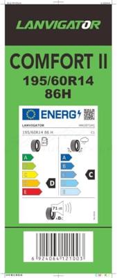 TYRE LANVIGATOR 195/60 R14 86H COMFORT II M+S