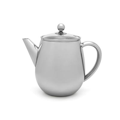Bredemeijer Duet Eva Theepot 1.1L Glanzend/Zilver