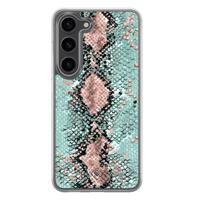 Samsung Galaxy S23 Plus hybride hoesje - Snake pastel - thumbnail