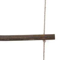 Wanddecoraties laddervormig 2 st 30x100 cm naturel tak - thumbnail