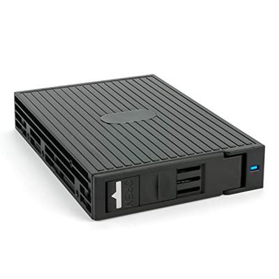 FANTEC MR-25 SAS I,II + SATA I,II,III wisselframe voor een 2,5 inch HDD of SSD in een 3,5 inch sleuf. zwarte kunststof behuizing