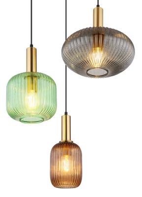 Globo HanglampNormy messing rond - 15469-3H