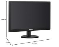Philips 193V5LSB2 zonder luidspreker (VGA, TN panel) 18,5 inch zwart - thumbnail