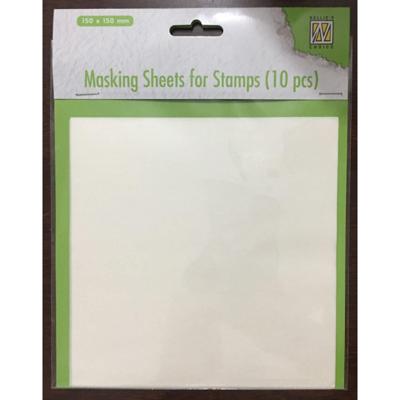 Nellie's Choice • masking sheets voor stempels 15x15cm 10stuks/pkg