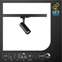 SLV NUMINOS S 1004372 LED-railspot 3-fasig LED vast ingebouwd 8.5 W Zwart - thumbnail