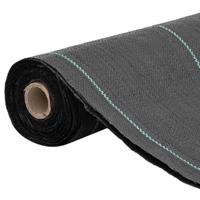 Worteldoek 1,5x100 m polypropeen zwart - thumbnail