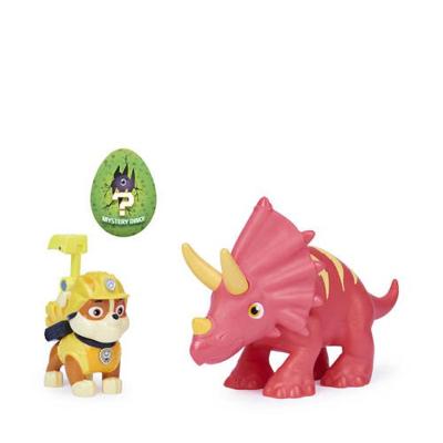 PAW Patrol , Dino Rescue Rubble and Dinosaur Action Figure-set, voor kinderen vanaf 3 jr. PAW Patrol , Dino Rescue Rubble and Dinosaur Action Figure-set, voor kinderen vanaf 3 jr.