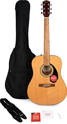 Fender FA-115 Dreadnought Pack Natural Walnut westerngitaar set