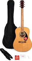 Fender FA-115 Dreadnought Pack Natural Walnut westerngitaar set - thumbnail