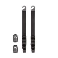 Hypersonic parapluhangers 32,5 x 7 cm zwart 2 stuks - thumbnail