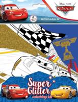 Cars 6 glitter kleurplaten 21,5x27,5cm - thumbnail