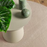 Vloerkleed HUARTE laagpolig zacht wasbaar 200 cm zandkleurig - thumbnail