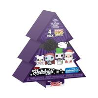 The Nightmare Before Christmas Pocket Pop Holiday Tree 4-Pack - Zero, Sally, Snowman Jack, Sandy Claws - thumbnail