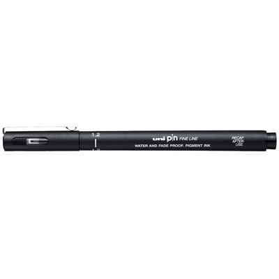 Fineliner uni-ball pin 1.2mm zwart