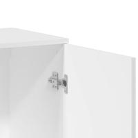 Dressoirs 2 st 79x38x80 cm bewerkt hout wit - thumbnail